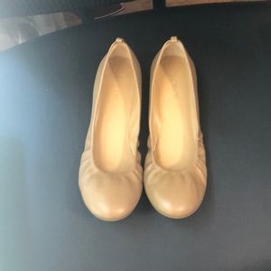 Camel j.crew flats